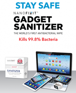 Nanofixit Gadget Sanitizer
