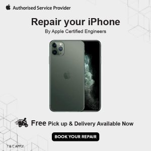 repaired iPhone at Sharaf DG Apple Authorised Service Center