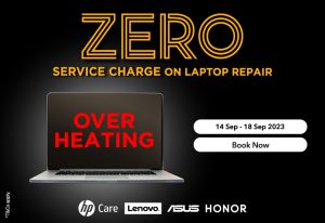 Zero Service Charges on Laptop Repairs
