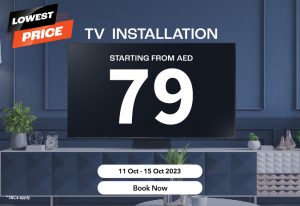 TV Mounting Services in Dubai for only AED 79