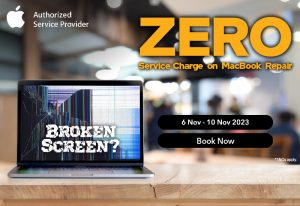 We're offering zero service charges on all MacBook repairs! Bring your MacBook in today and get it fixed for free.